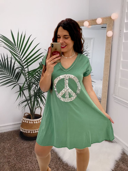 Vestido Paz Verde