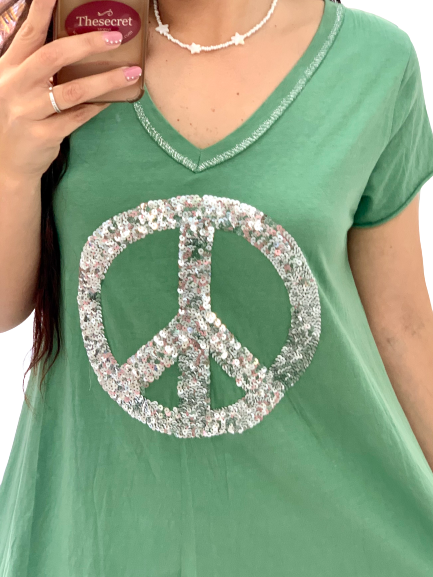 Vestido Paz Verde