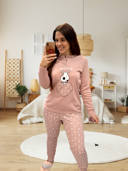 Pijama Dog Rosa